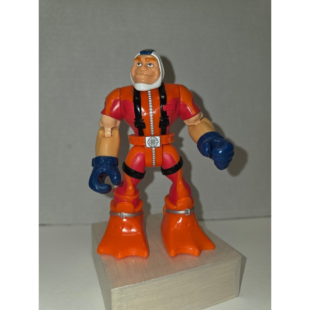 Fisher-Price Rescue Heroes: Launch Force - Bob Buoy Coast Guardsman figure toy - Picture 1 of 5